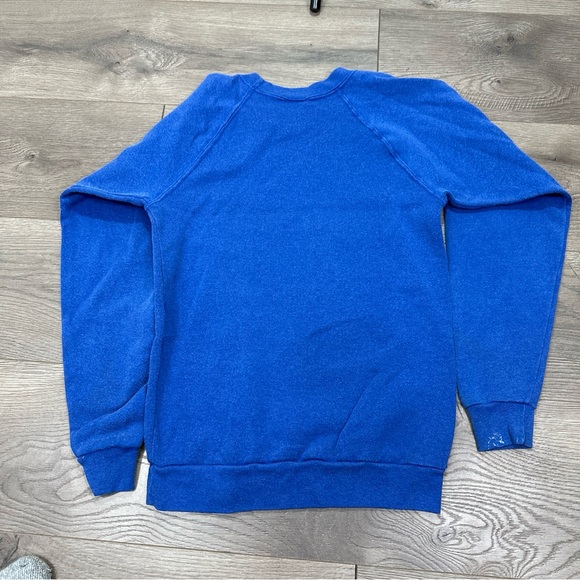 Vintage Duke University Blue Devils Blue Sweatshirt Youth USA Made Kids Large - Picture 9 of 10